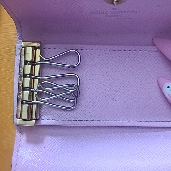 LOUIS VUITTON AUTHENTIC TAKASKI MURAKAMI LEATHER KEYHOLDER 💠✨️RARE✨️ 💠 - Picture 4 of 9